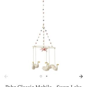 Pehr Swan Lake Mobile - Cream and Pink